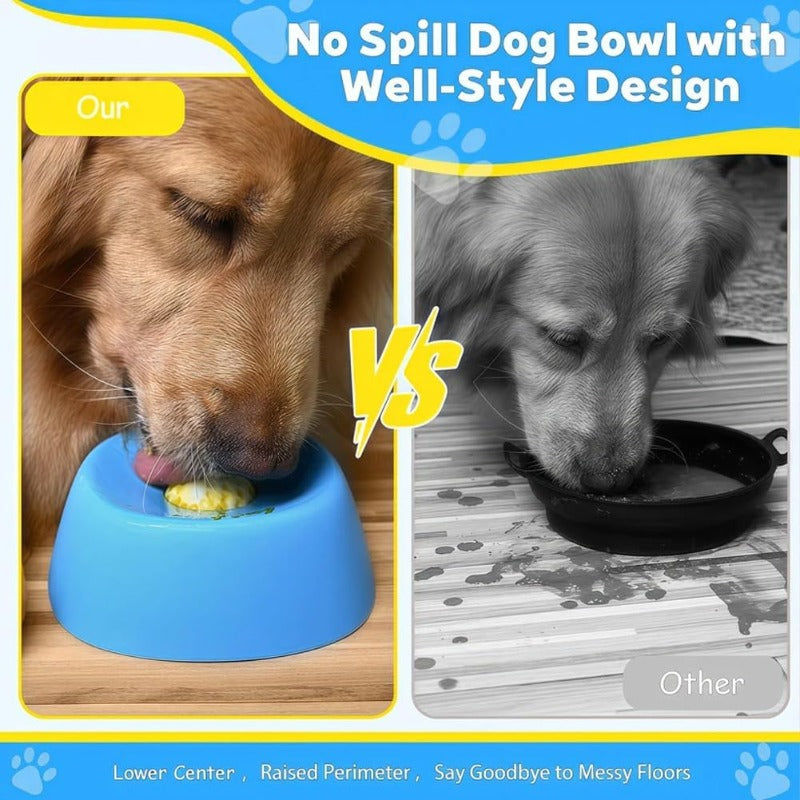 Calming Dog Lick Bowl with Ball – Non-Slip Slow Feeder