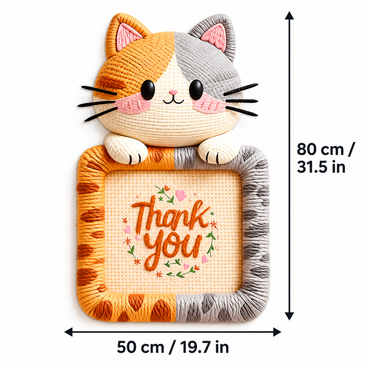 5D Decorative Wall Cat Scratcher – Peel & Stick, Residue-Free Removal