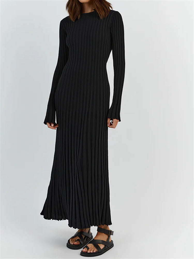 Fall New Sleeved Knit Midi Dress (Buy 2 Free Shipping)
