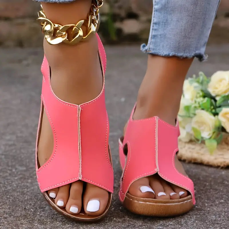 Damen Neue Sommer Strass Offene Zehen Orthopädische Sandalen