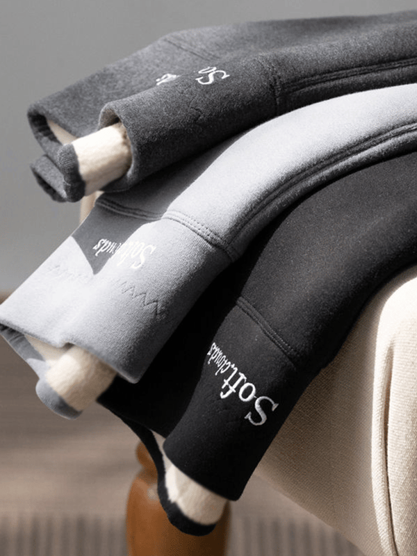 Damen Freizeit Warme Winterhose unifarben (Kaufe 3, gratis Versand)