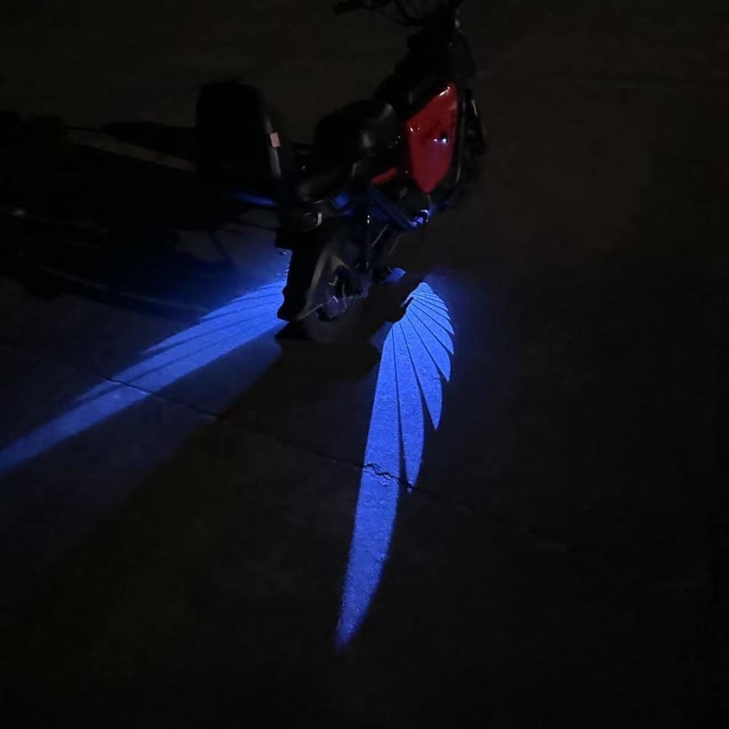Motorrad-LED-Licht „Engelsflügel“