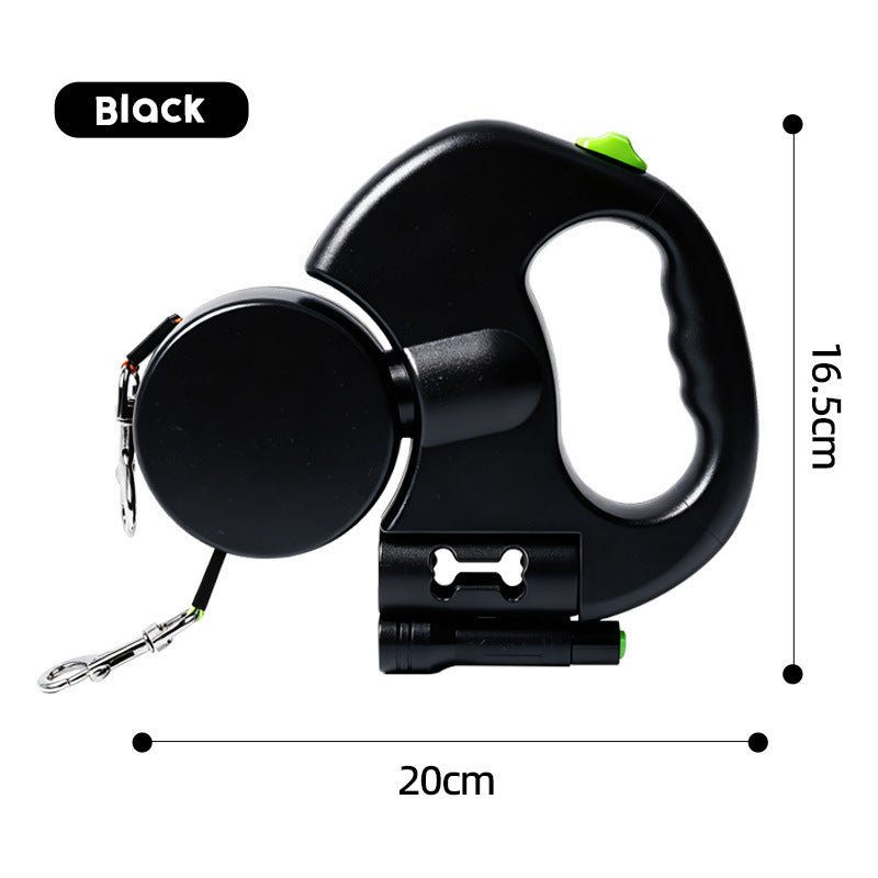 360 Retractable Dog Leash for Two Dogs