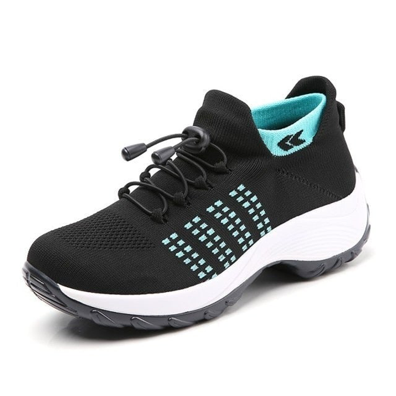 Chaussures confortables pour femmes avec support coussin d'air pour réduire le stress du dos et des genoux
