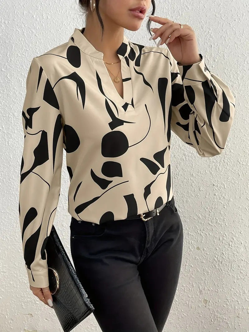 Elegant Printed Blouse for Women