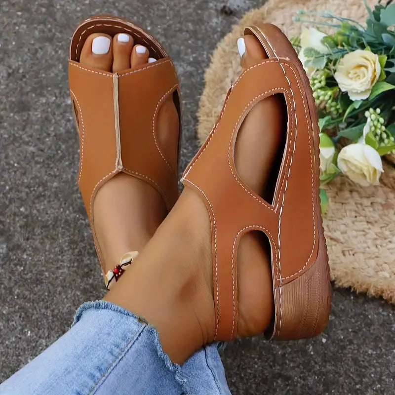 Damen Neue Sommer Strass Offene Zehen Orthopädische Sandalen