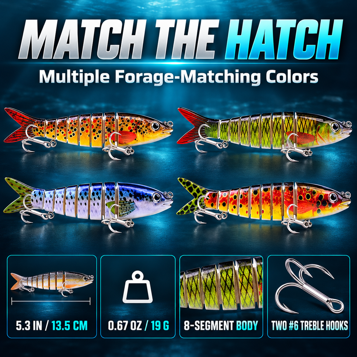 LiveSway 8™ Slow-Sinking Swimbait