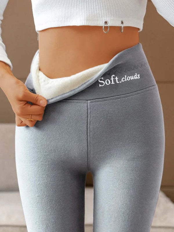 Damen Freizeit Warme Winterhose unifarben (Kaufe 3, gratis Versand)