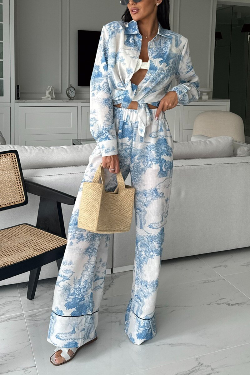Women's Printed casual suit