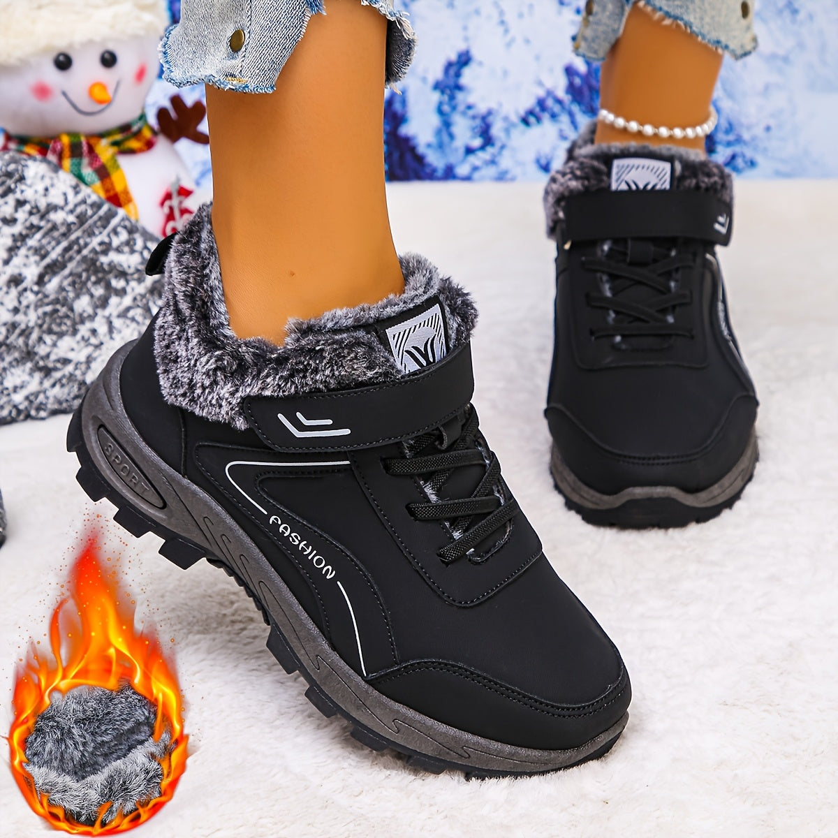 Women'S Winter Warm Ankle Boots
