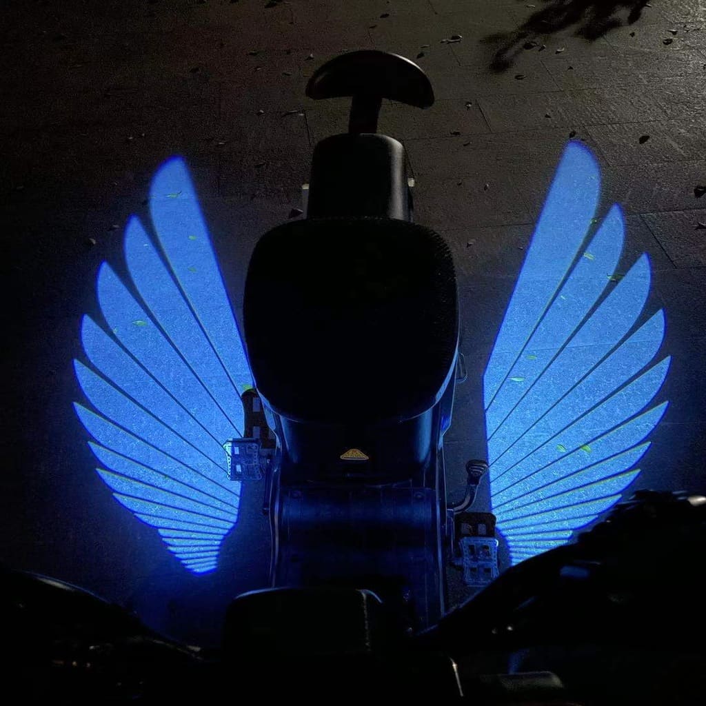 Motorrad-LED-Licht „Engelsflügel“