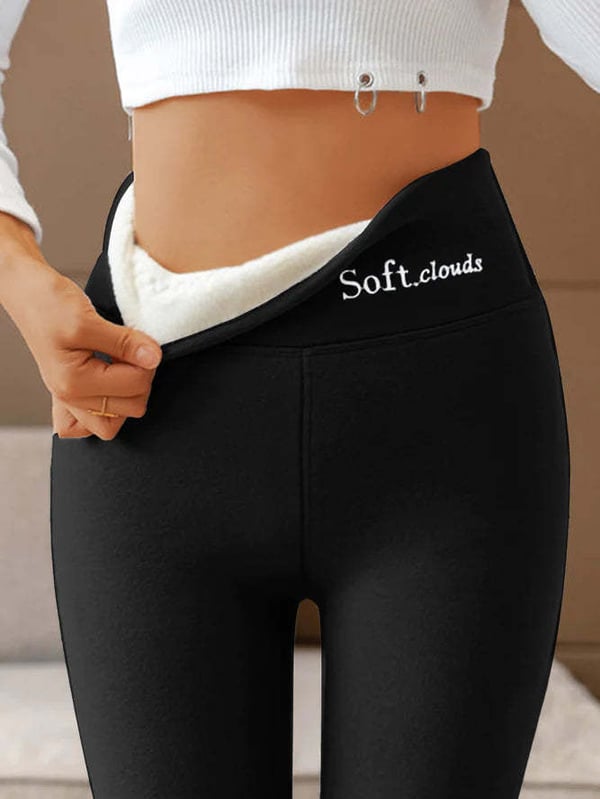 Damen Freizeit Warme Winterhose unifarben (Kaufe 3, gratis Versand)