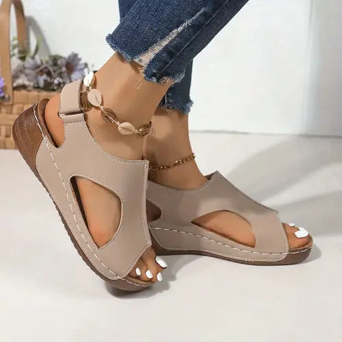 Damen Neue Sommer Strass Offene Zehen Orthopädische Sandalen