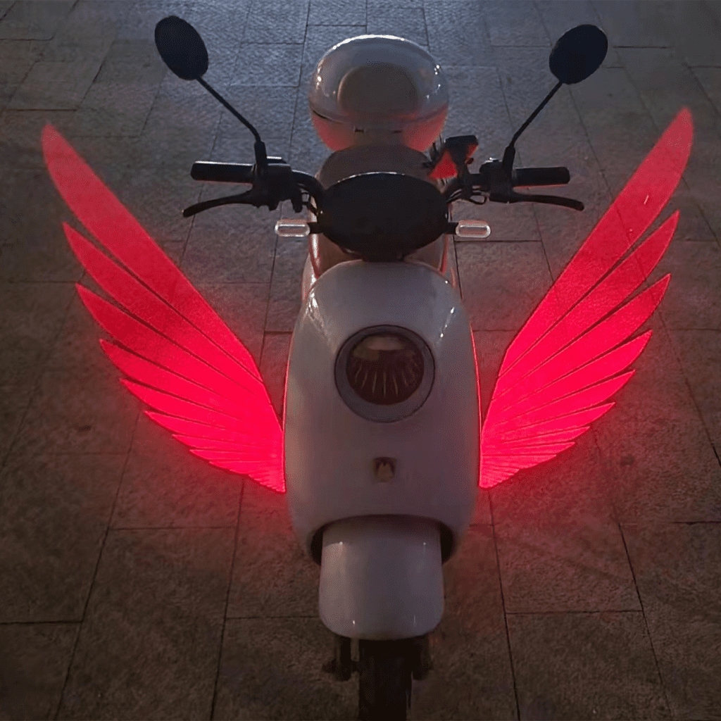 Motorrad-LED-Licht „Engelsflügel“