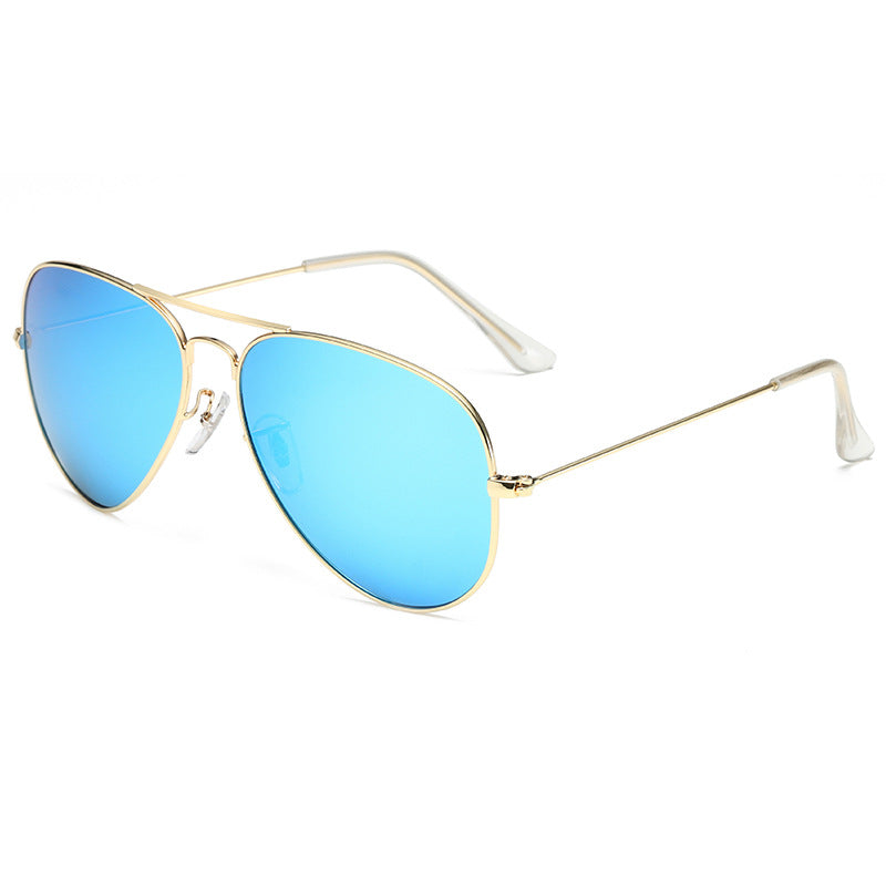 Lunettes de soleil aviateur classiques avec verres en verre