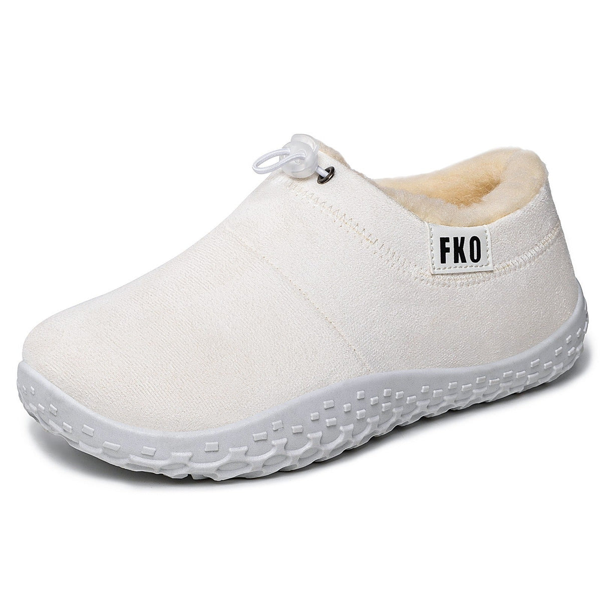 Women's Plush-Lined Winter Mules – Cozy Slip-On Shoes