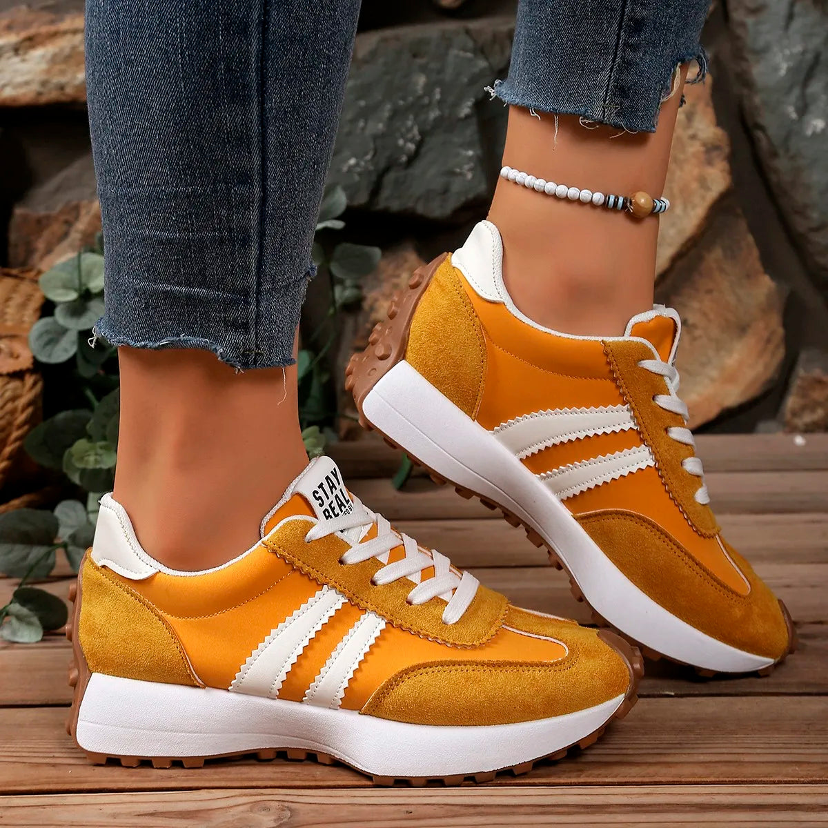 Stay-Real Sneakers | Retro style that goes with everything