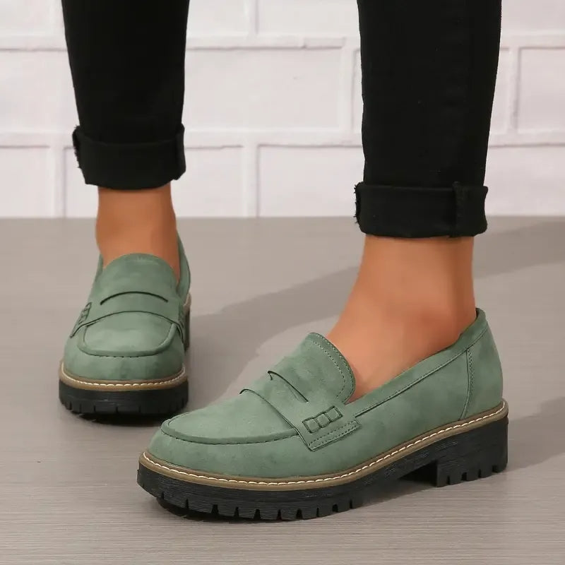 Women's Fashion Thick Sole Loafers