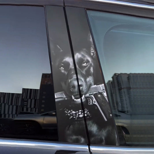 Dog Car Door Stickers