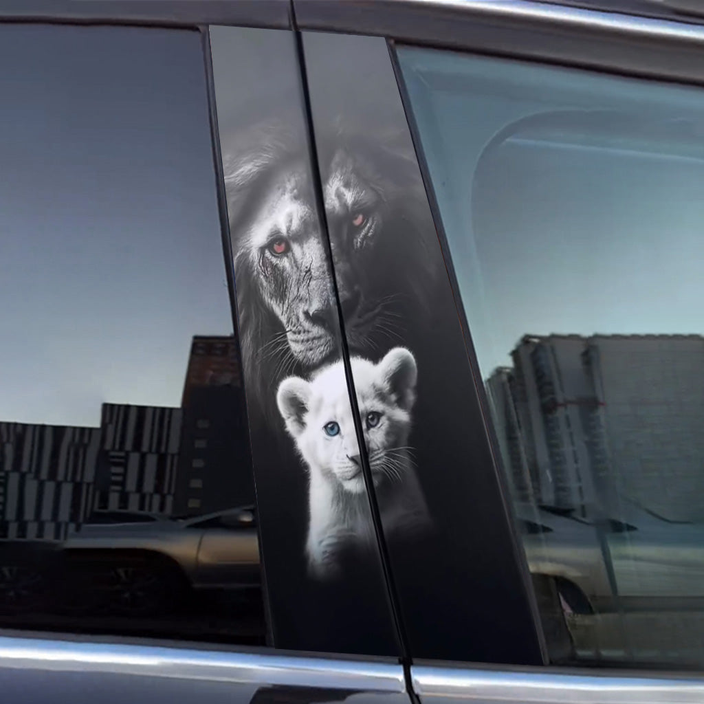 Lion Car Door Stickers