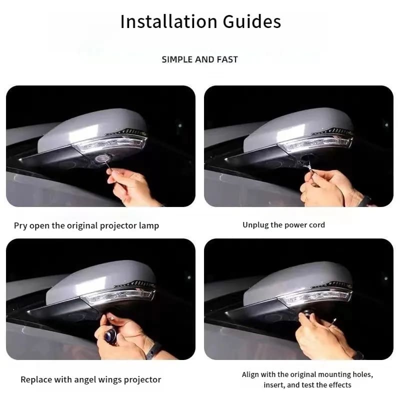 Angel Wings Puddle Lights Exclusive for Cadillac