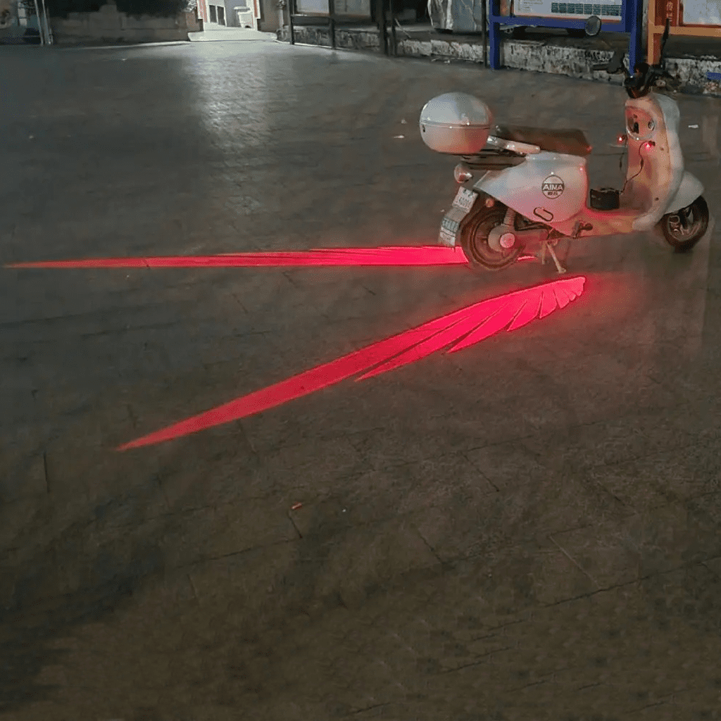 Motorrad-LED-Licht „Engelsflügel“