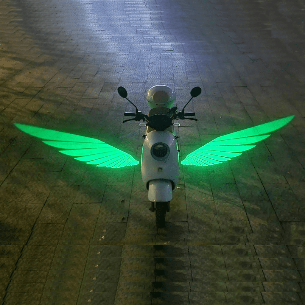 Motorrad-LED-Licht „Engelsflügel“